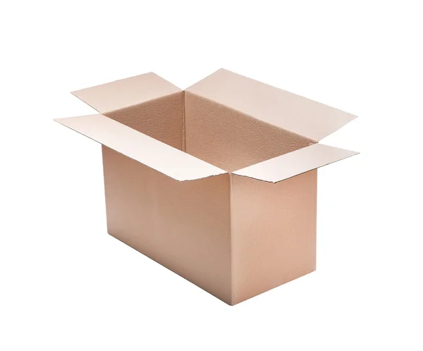 Opened cardboard box. — Stock Photo, Image