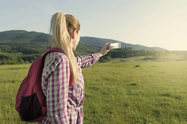 Yürüyüş alarak fotoğraf.