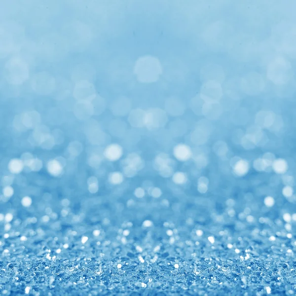 Blå defocused glitter bakgrund. — Stockfoto