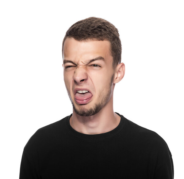 Человек со скрещенными глазами
.