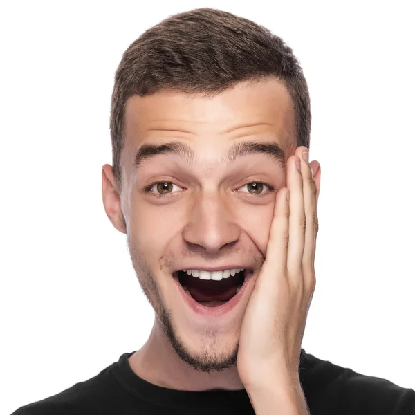 Portraite of funny man — Stock Photo, Image