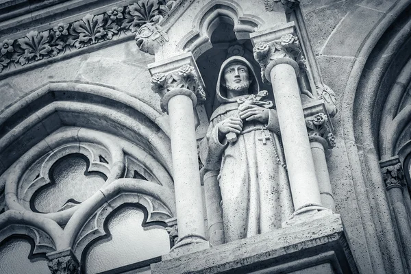 Středověké gotické sochařství. — Stock fotografie