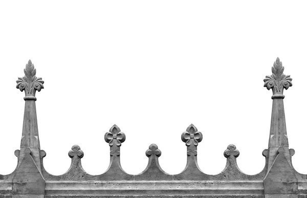 Gard de piatră gotic . — Fotografie, imagine de stoc