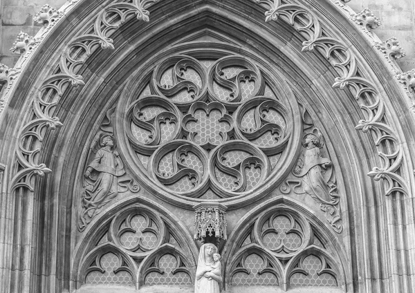 Средневековье готической скульптуры . — стоковое фото