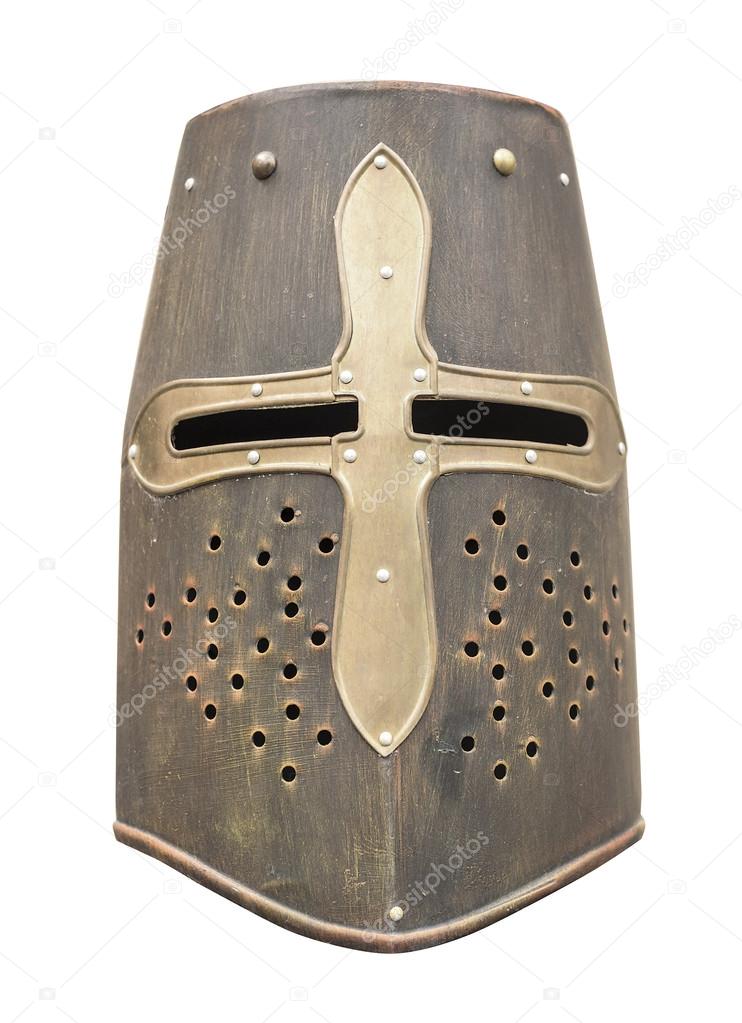 Medieval knights helmet.
