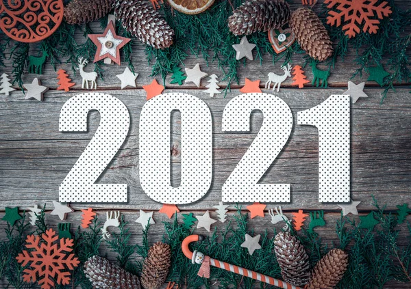 2021年新年快乐. — 图库照片