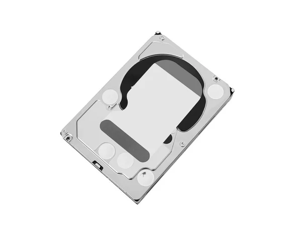 HDD 하드 드라이브 흰색 배경에 분리. — 스톡 사진