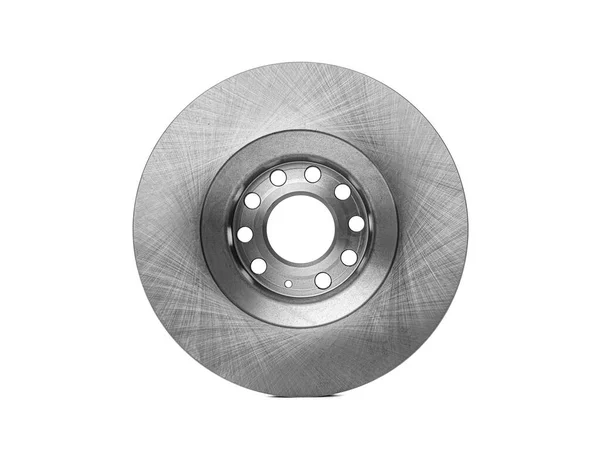 Тормозной диск автомобиля изолирован на белом фоне — стоковое фото
