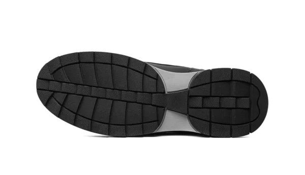 Černé boty izolované na bílém pozadí. — Stock fotografie