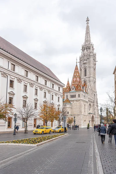 Budapeşte 'nin Budin Tepesi' ndeki eski kasaba. — Stok fotoğraf