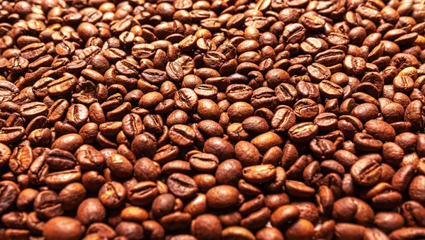 Coffee beans as abstract background — Stock Photo, Image