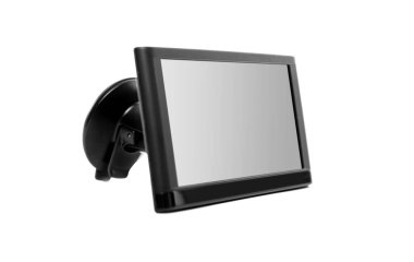 Kılavuz monitörü beyaz arkaplanda izole edildi.