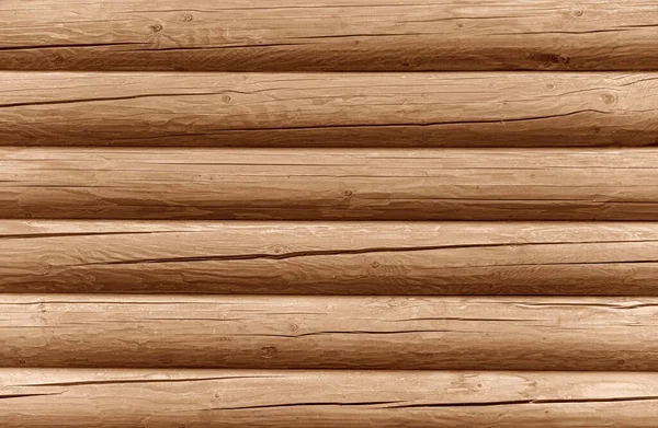 Textura de un bloque de madera hecho de troncos. — Foto de Stock