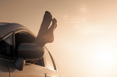 seyahat tatil özgürlük vintage kavramı