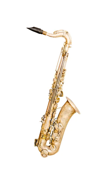 Золотий саксофон — стокове фото
