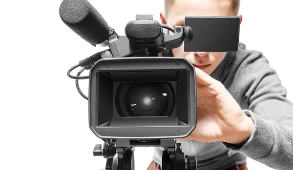 ビデオ カメラ オペレーター — ストック写真