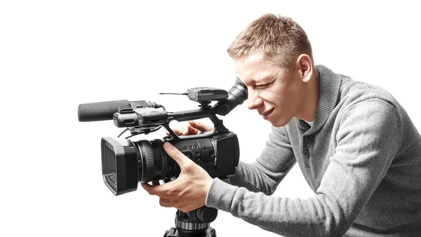 Video camera operator — Stock Photo, Image