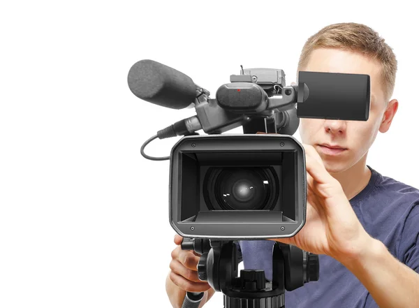 Videokameramann — Stockfoto