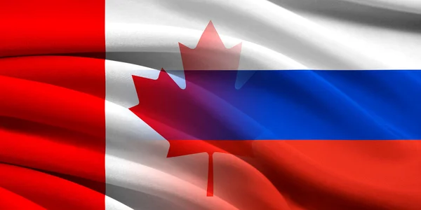 Canadá y Rusia . — Foto de Stock