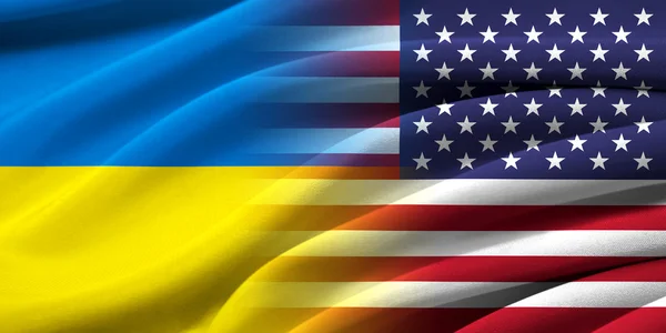 США і Україна . — стокове фото