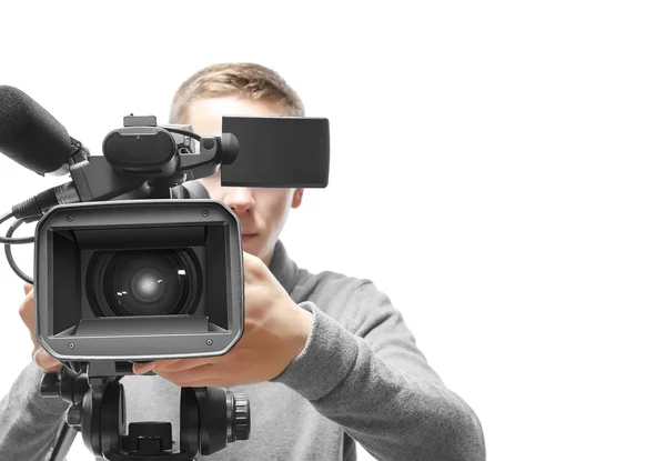 Video camera operator — Stock Photo, Image