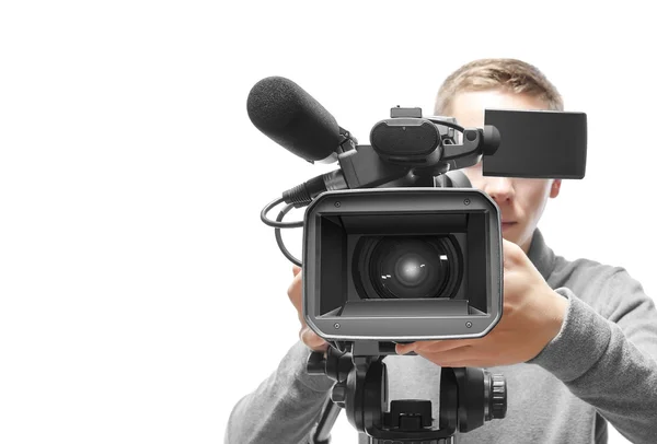 Video camera operator — Stock Photo, Image