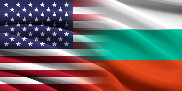 USA i Bułgaria. — Zdjęcie stockowe
