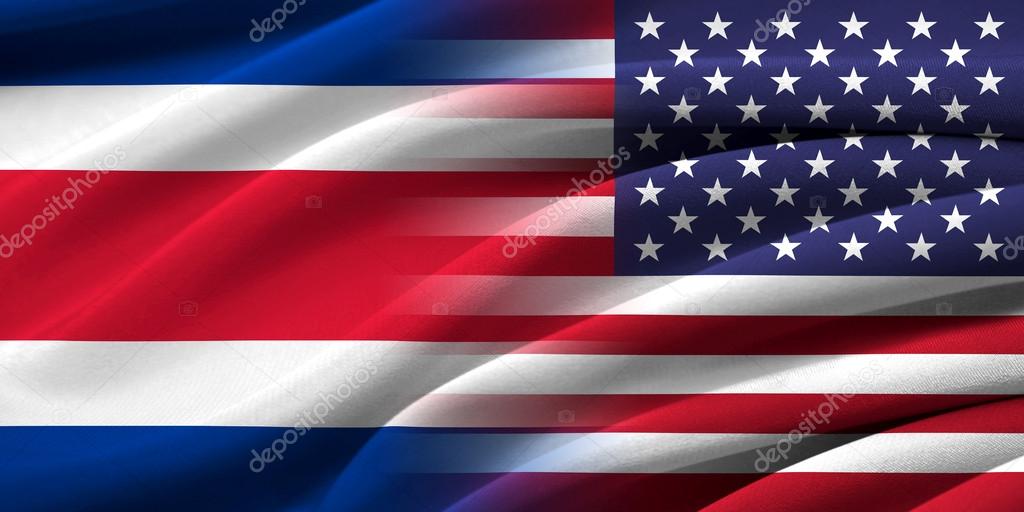 USA and Costa Rica. — Stock Photo © believeinme #56063369