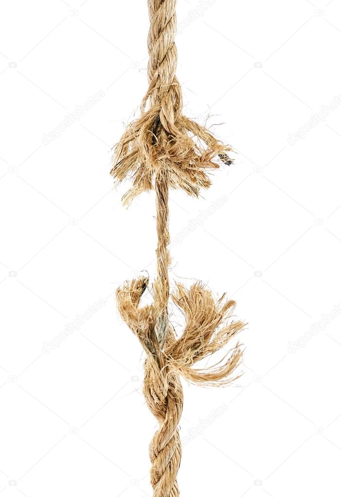 Torn rope