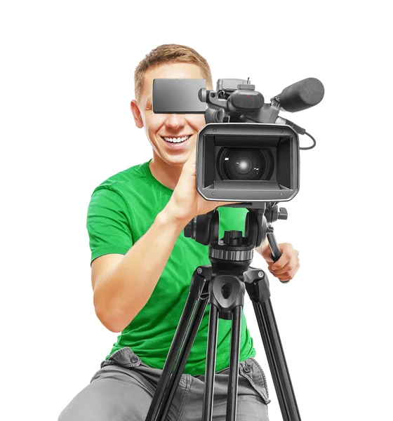 Provozovatel videokamery — Stock fotografie