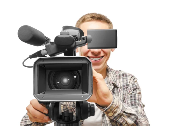 Video camera operator — Stock Photo, Image