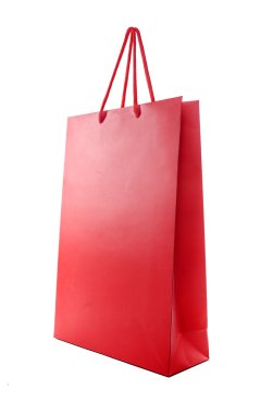 Kırmızı alışveriş çantası