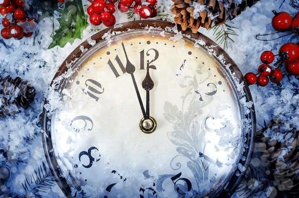 Noel ve yeni yıl gece yarısı