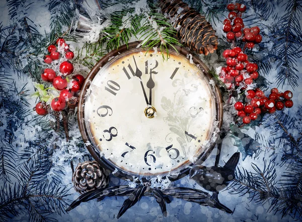 Noel ve yeni yıl gece yarısı