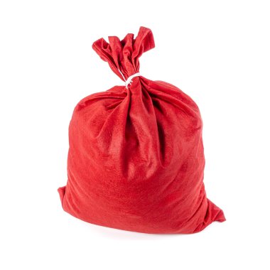 Noel Baba kırmızı çanta