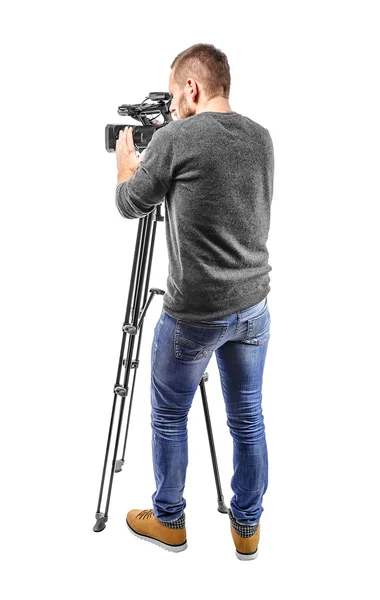 Video camera operator — Stock Photo, Image