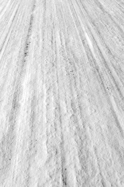 Camino de nieve — Foto de Stock