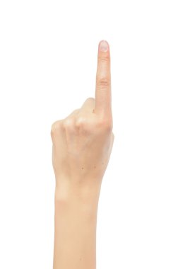 Sayım kadın eller bir.