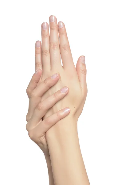 Mooie vrouwelijke handen — Stockfoto
