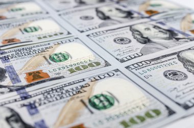 Bir yığın dolar, para geçmişi.