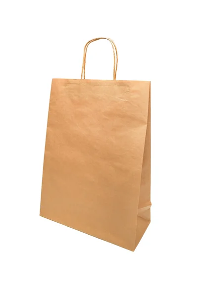 Blank brown paper bag — Stock Photo, Image