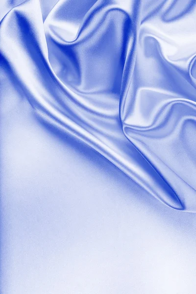 Blue Silk Fabric Texture — Stock Photo, Image