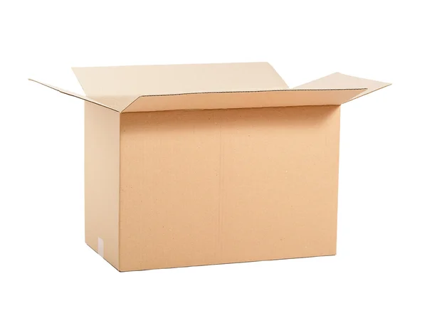 Opened cardboard box. — Stock Photo, Image