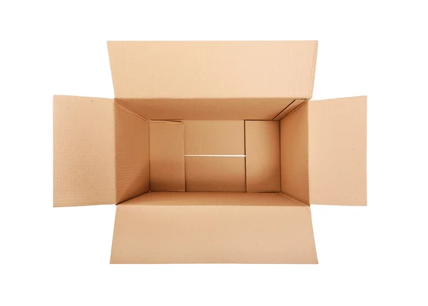 Opened cardboard box. — Stock Photo, Image