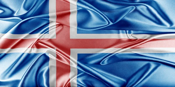 Iceland Flag — Stock Photo, Image