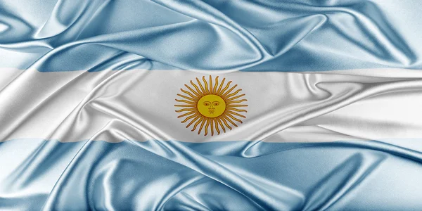 Argentinische Flagge — Stockfoto