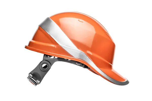 Orangefarbener Schutzhelm — Stockfoto