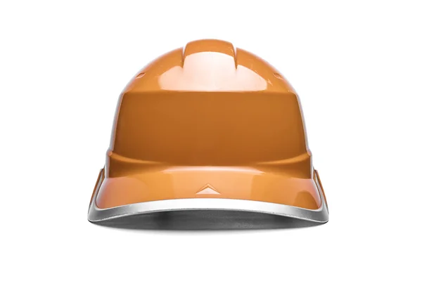 オレンジ色の安全ヘルメット — ストック写真