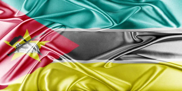 Moçambiques flagga — Stockfoto