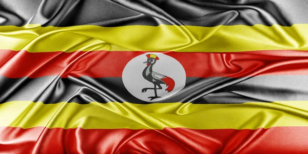 Bandeira de Uganda — Fotografia de Stock